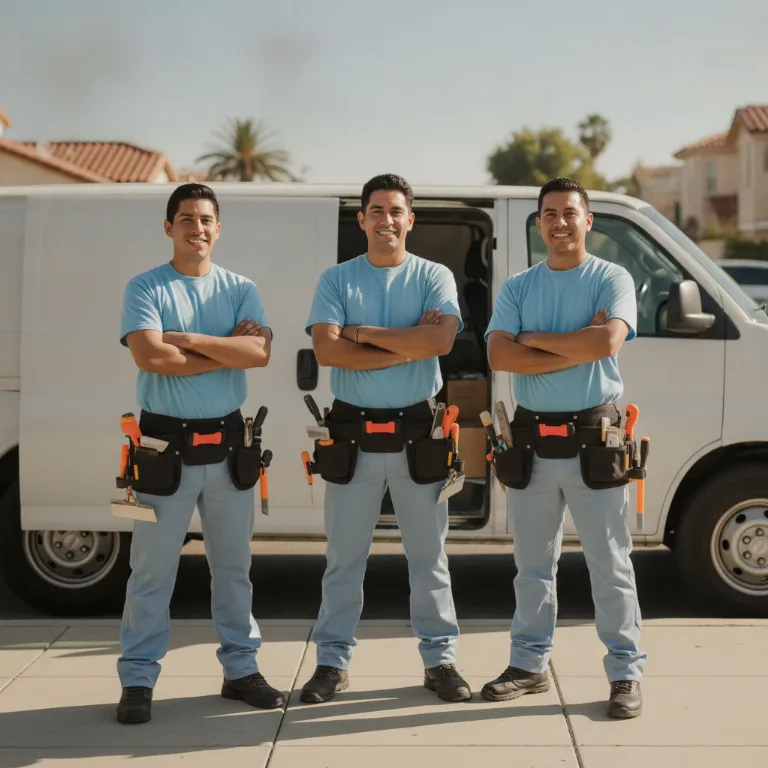 Ladrilhador equipe em Nova Iguacu